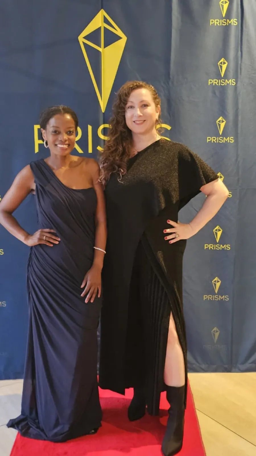Tracy Margetts with her peer Maude Nale at the PRISMS 2026 Awards